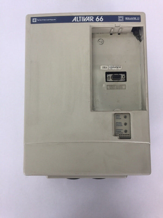 TELEMECANIQUE ATV66U41N4 VARIABLE SPEED DRIVE ALTIVAR 66 460VAC 3HP NO KEYPAD