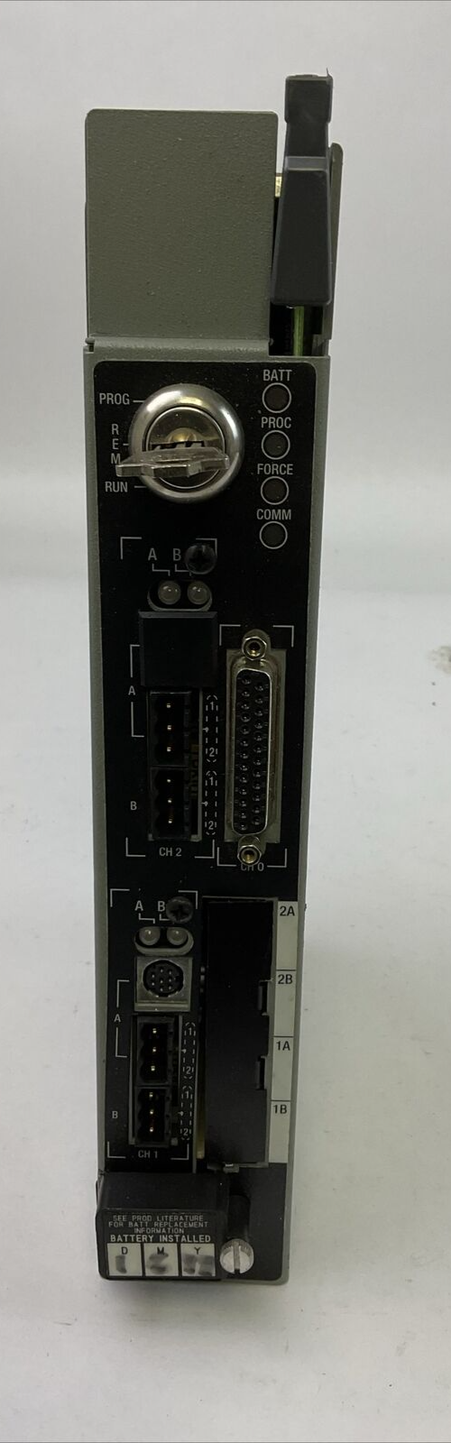 ALLEN BRADLEY 1785-L40B SER E REV K01 PLC 5/40 PROCESSOR MODULE F/W REV D.1 5VDC