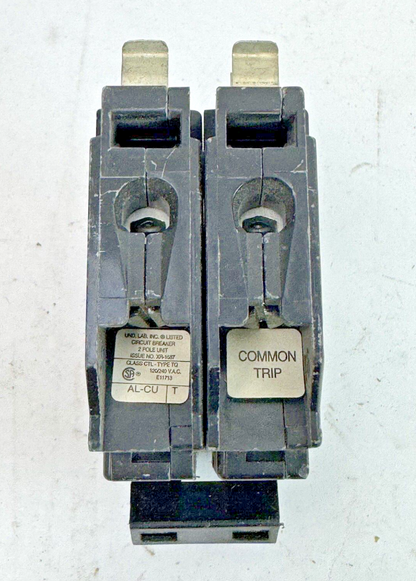 GE - TQ2120 - COMMON TRIP CIRCUIT BREAKER - 2 POLE, 20 A, 240 VAC, TYPE TQ