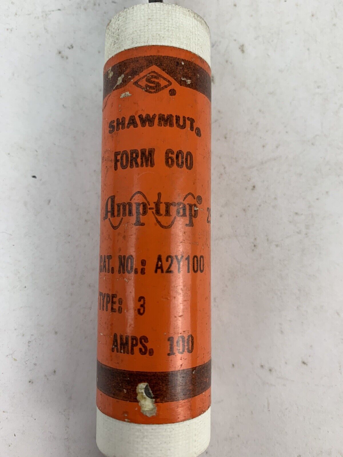 GOULD Shawmut Amp-trap Form 600 Type 3 A2Y100 100A 250V Fuse CHASE "Lot of 3"