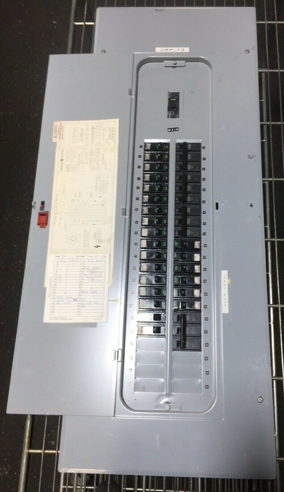 GE TM42-415C LOAD CENTER 208Y/120VAC 150AMP WITH CIRCUIT BREAKERS