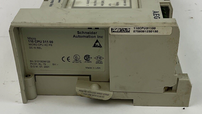 SCHNEIDER AUTOMATION MICRO 110 CPU 311 00 MODICON CPU CONTROLLER