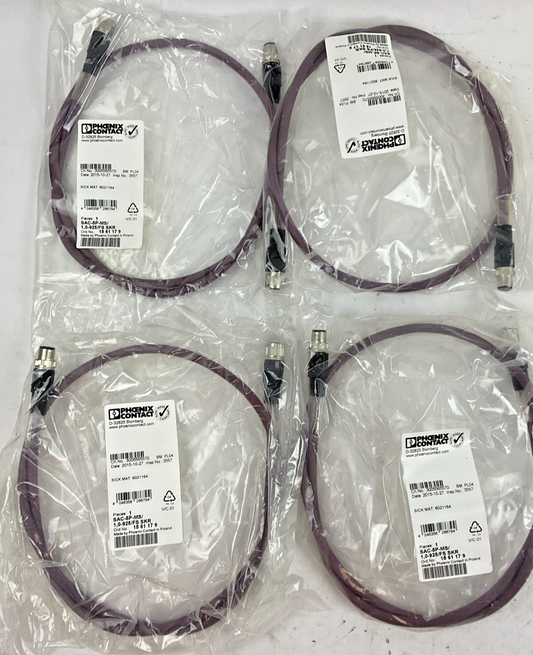 PHOENIX CONTACT SAC-5P-MS/1,0-925/FS BUS SYSTEM CABLE***LOTOF4***