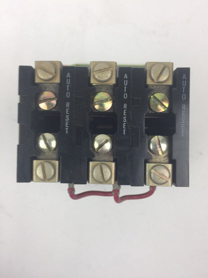 ALLEN BRADLEY 593-BOV16 OVERLOAD RELAY FOR STARTER NEMA 0-1, 5 OPEN TYPE 3 POLE