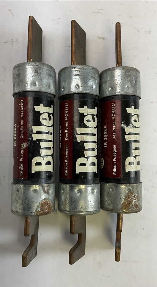 BULLET ECNR70 DUAL ELEMENT TIME DEALY FUSE 70AMP 250VAC (LOT OF 3)