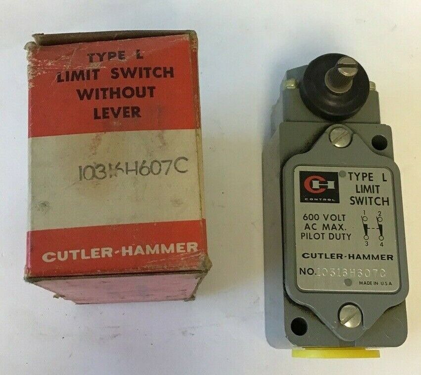 CUTLER HAMMER 10316H607C LIMIT SWITCH W/O LEVER 600VAC