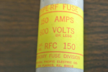 ECONOMY / FPE RFC150 RECTIFIER FUSE / 600V / 150A / NEW SURPLUS / RFC-150