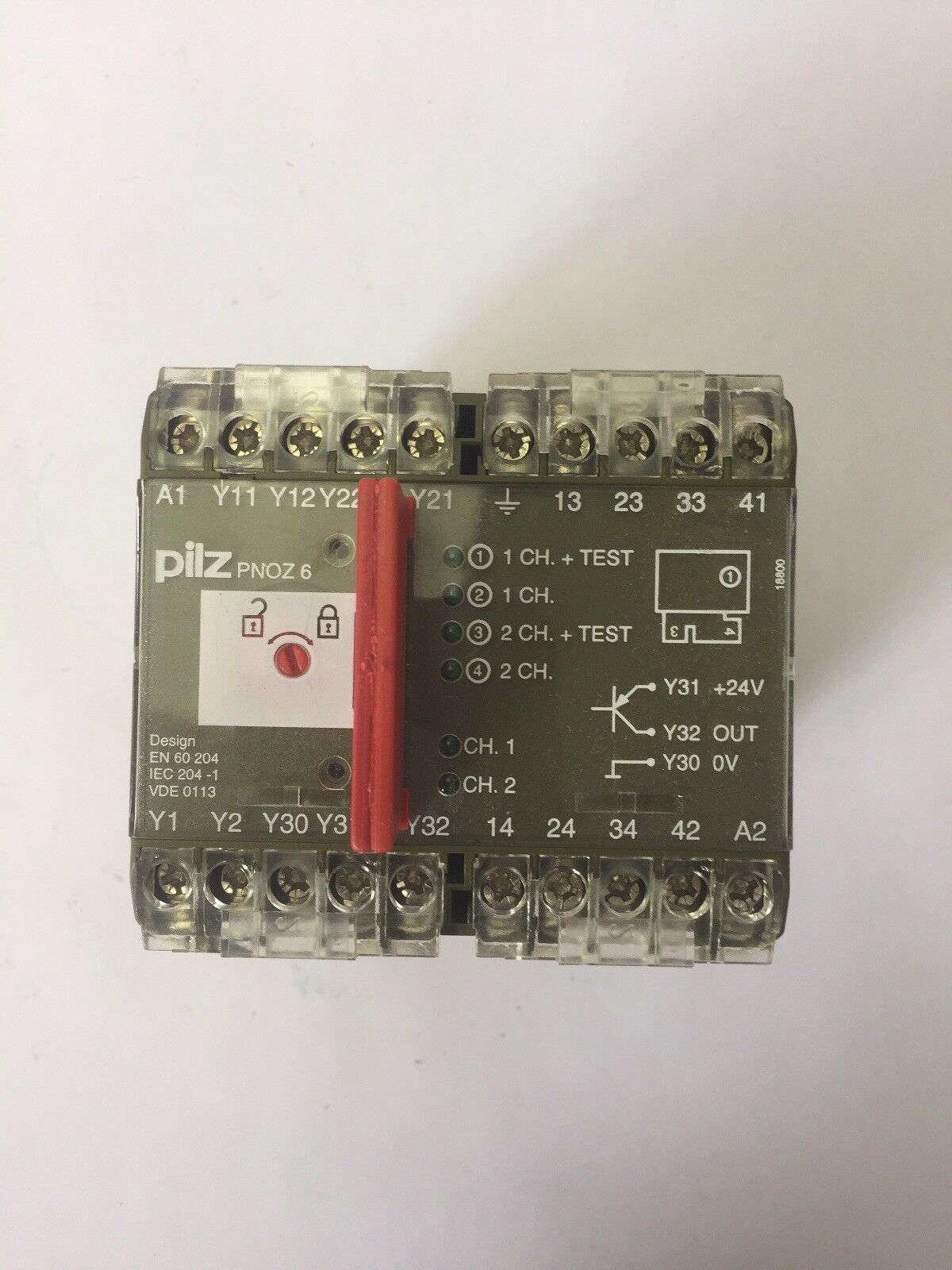 PILZ PNOZ 6 120VAC 6,0 VA 50-60HZ