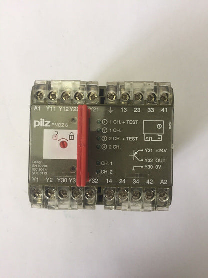 PILZ PNOZ 6 120VAC 6,0 VA 50-60HZ