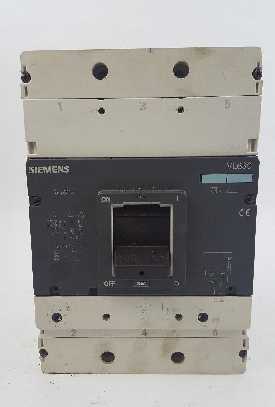 SIEMENS VL630  3VL5763-1AA360AA0 3VL9563-7DC30