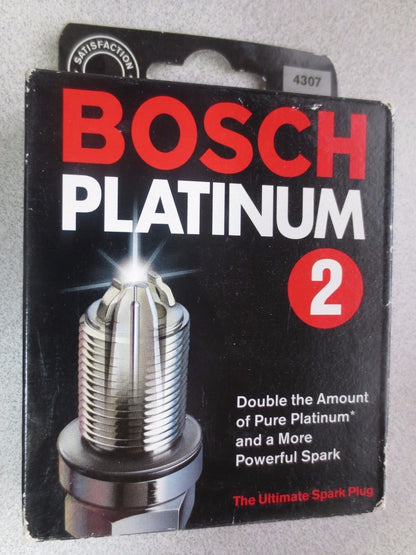 BOSCH 4307  / 0 242 225 608 PLATINUM 2 SPARK PLUGS - NEW SURPLUS, PACK of 4