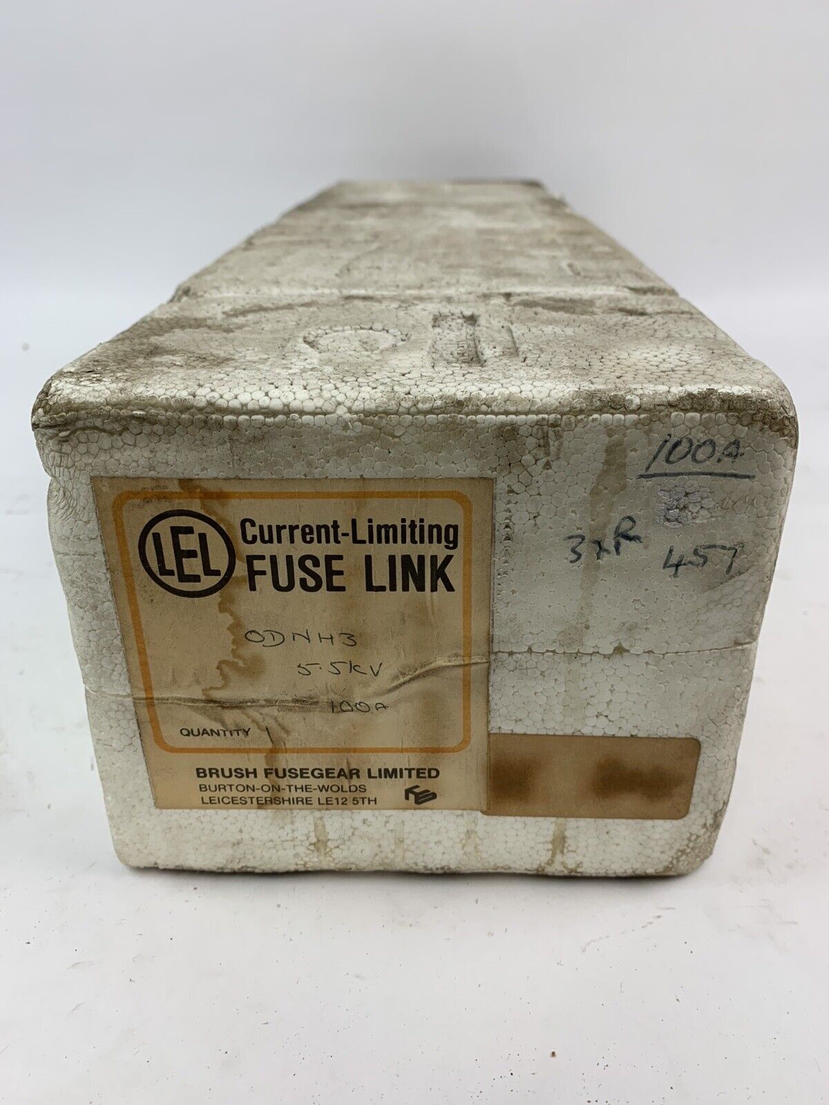 Brush Fusegear ODNH3 100A 5.5kV Fuse