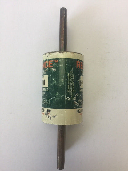 RELIANCE LCU 800 CLASS L FAST ACTING CURRENT LIMITING FUSE 800 AMPS 600 VAC