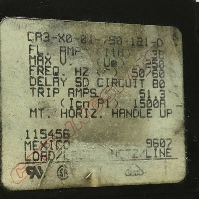 CARLINGSWITCH CAX-X0-01-750-121-D CIRCUIT BREAKER 250V 50/60HZ