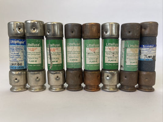 LITTELFUSE FLNR60 FUSE 60AMP 250VAC (LOT OF 8)