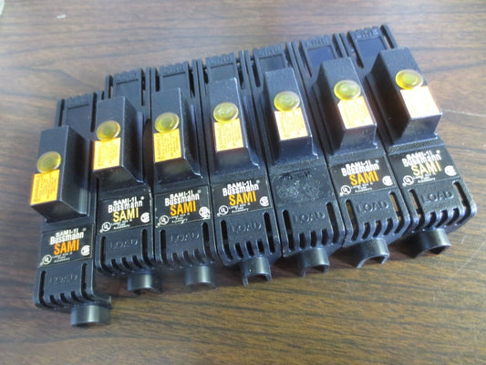 BUSSMANN SAMI-11 INDICATING FUSE COVERS - LOT of 7