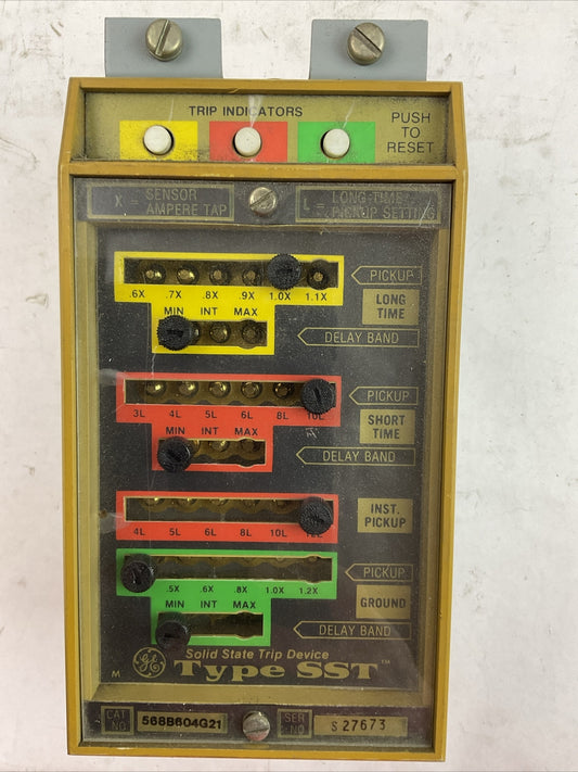 GE 568B604G21 SOLID STATE TRIP DEVICE TYPE SST
