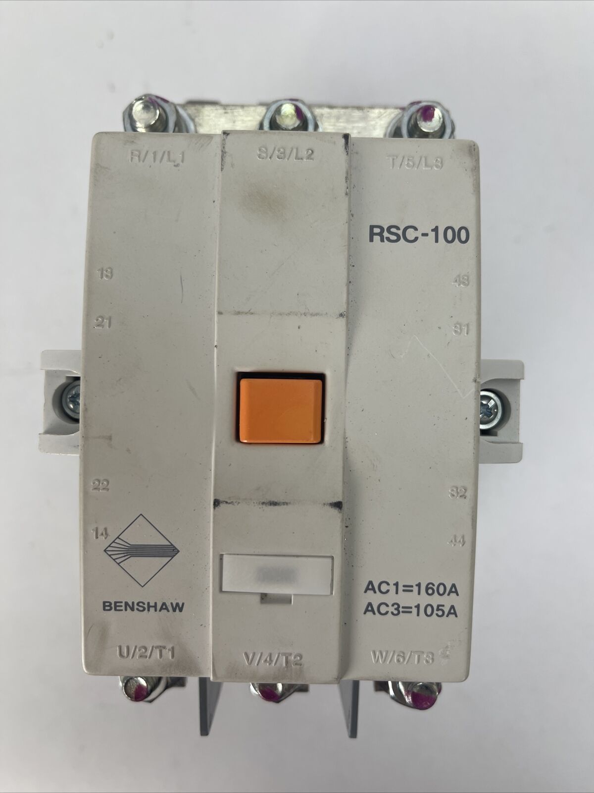 BENSHAW RSC-100 MAGNETIC CONTACTOR 600VAC COIL 100-240VAC 100-220VDC