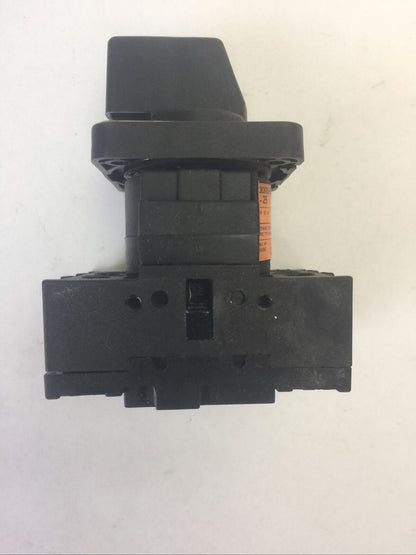 KLOCKNER MOELLER P1-25 ON OFF SWITCH 20A 600VAC 15HP 3PH