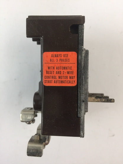 KLOCKNER MOELLER Z0-3,7-CNA BIMETAL RELAY 600VAC 1.9-3.7AMP