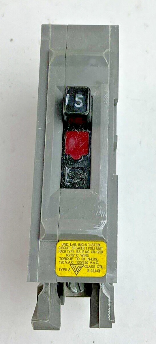 WADSWORTH A15NI CIRCUIT BREAKER 1POLE 15A 120/240VAC ****LOTOF9****