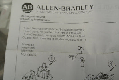 ALLEN-BRADLEY 194E-A80-PE Ser. A / GROUNDING TERMINAL 100A, 600VAC / NEW SURPLUS