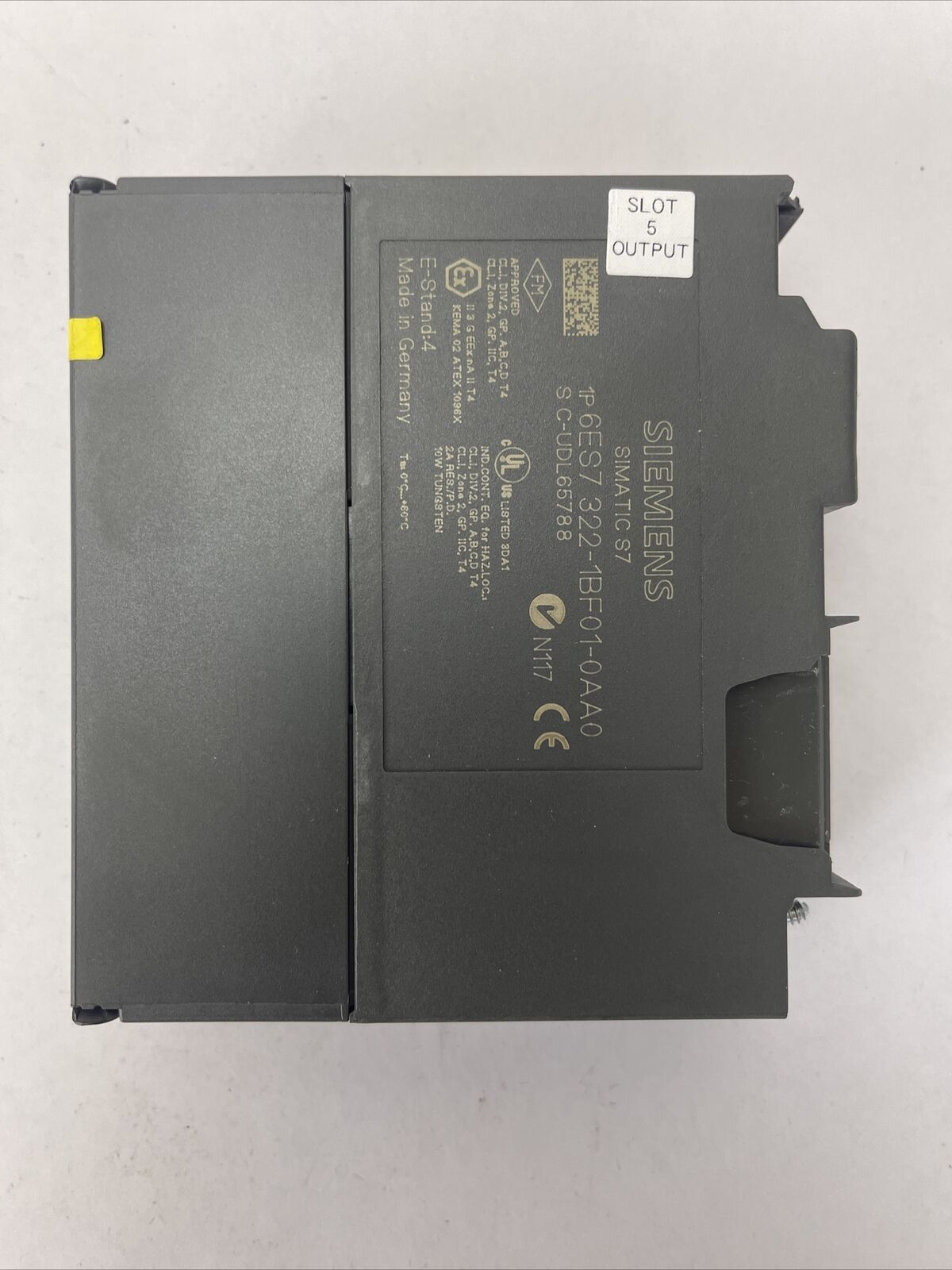 SIEMENS SIMATIC S7 1P 6ES7 322-1BF01-0AA0 DIGITAL OUTPUT MODULE SM322 DO 8xDC24V