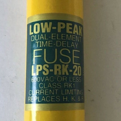 BUSSMAN COOPER LPS-RK-20 FUSE CLASS RK1 CURRENT LIMITING 20A ***LOTOF10***