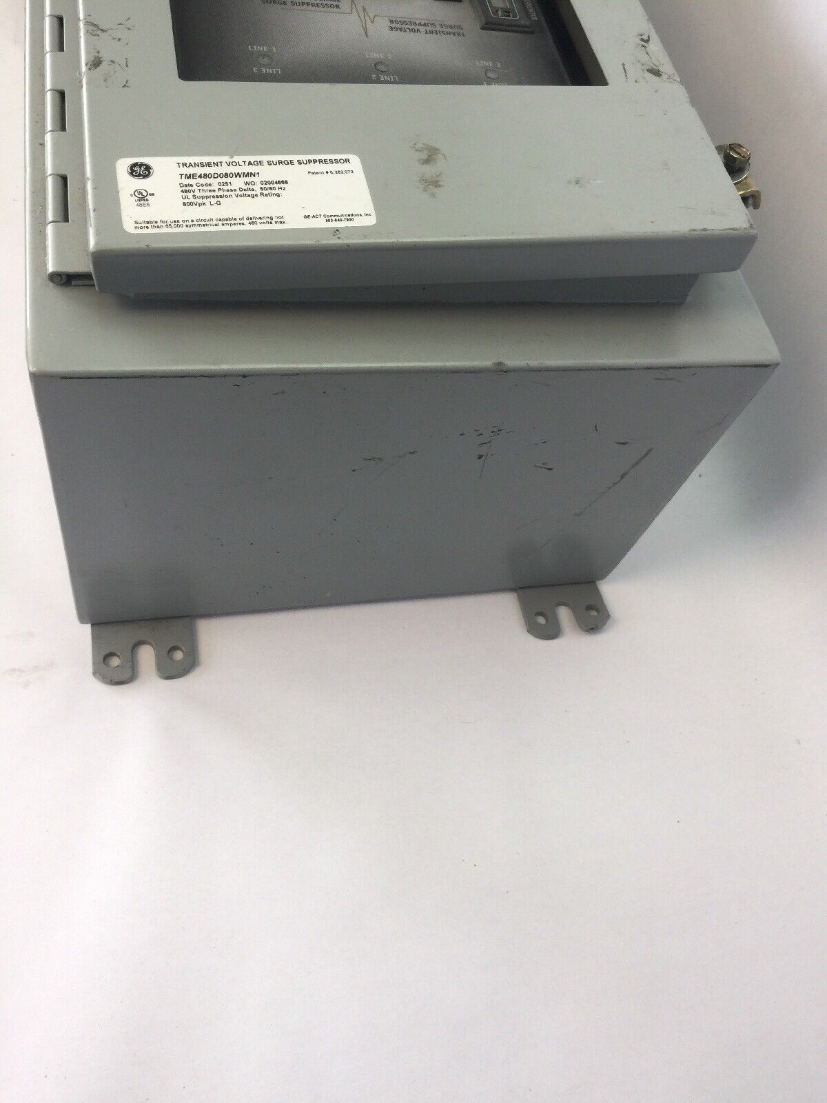 GE TME480D080WMN1 TRANSIENT VOLTAGE SURGE SUPPRESSOR 480V THREE PHASE DELTA