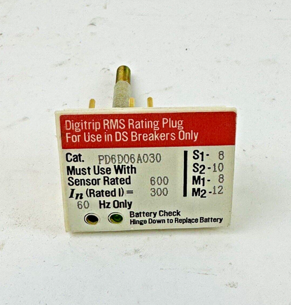 WESTINGHOUSE / CUTLER-HAMMER - PD6D06A030 - DIGITRIP RMS RATING PLUG - 300 AMP