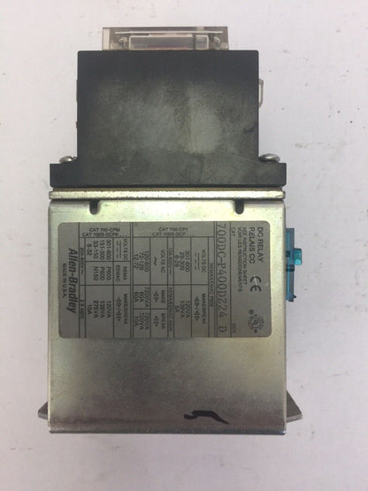 ALLEN BRADLEY 700DC-P400DZ24 DC RELAY 600V PD714 COIL 24VDC