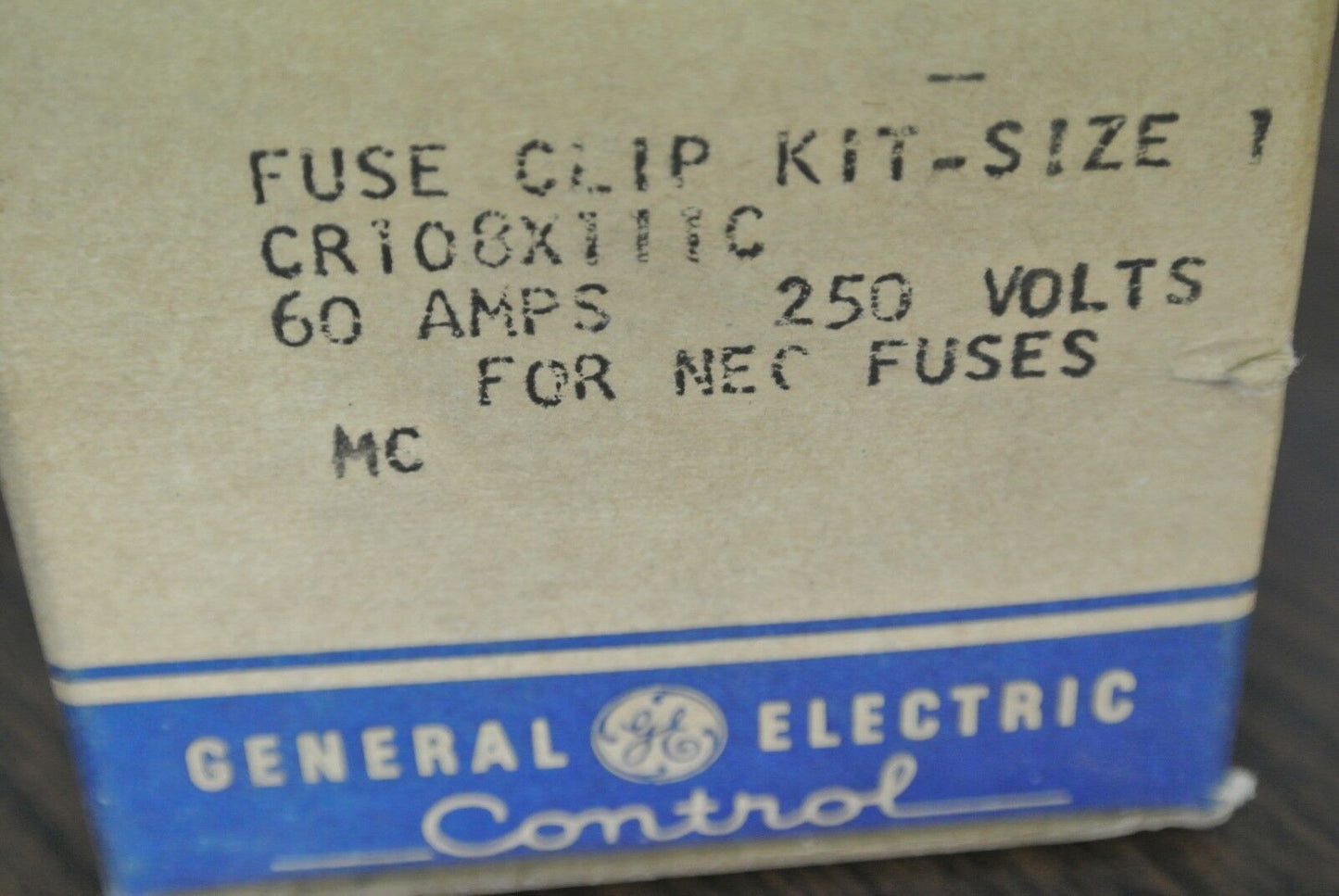 GE / GENERAL ELECTRIC CR108X111C FUSE CLIP KIT - 60A, 250V for NEC - NEW SURPLUS