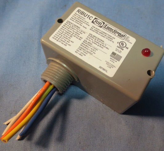 RIB RIBU1C ENCLOSED ISOLATED SPDT RELAY 10A, 120V-AC, 10-30V-DC