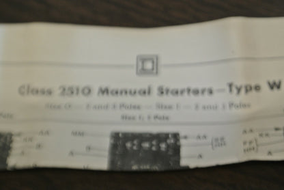 SQUARE D 9998 SA-21 / PARTS KIT / CONTACT KIT / MANUAL STARTER /  NEW SURPLUS