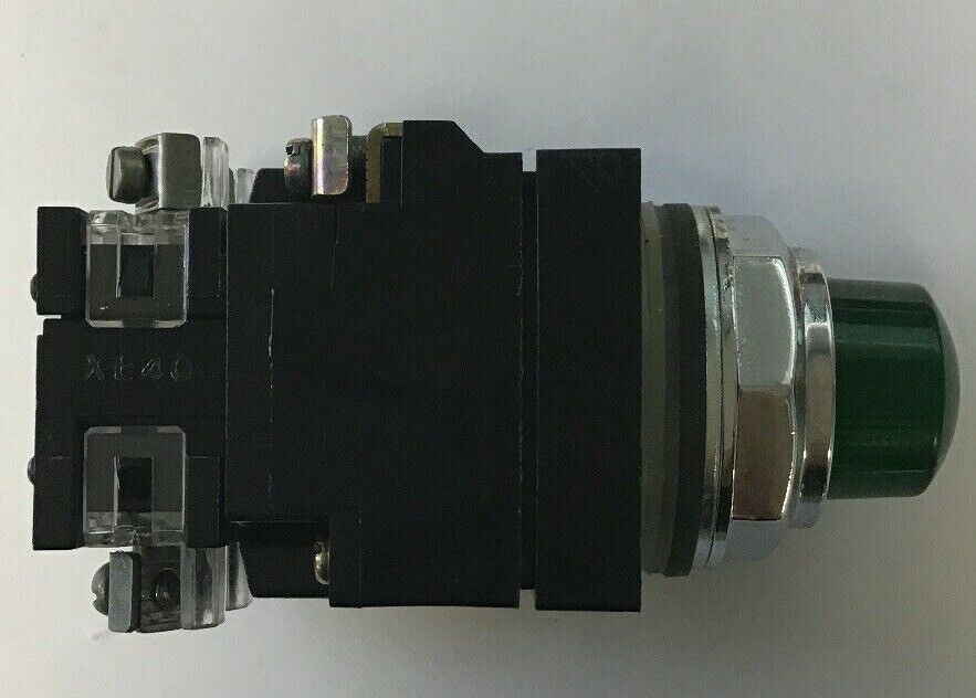 GENERAL ELECTRIC CR104PBL11G156 ILLUMINATED PUSHBUTTON GREEN