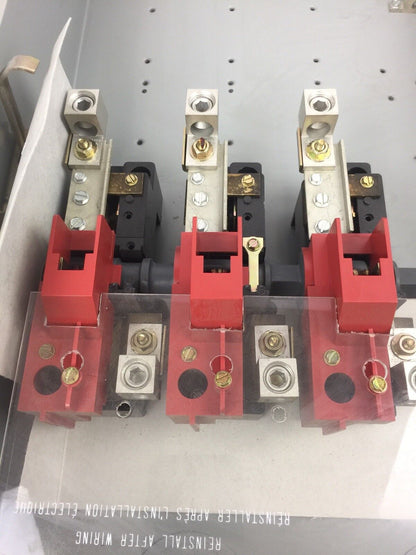 EATON H364NFK HEAVY DUTY SAFETY SWITCH 200 AMP 600 VAC 250 VDC 3 POLE TYPE 1
