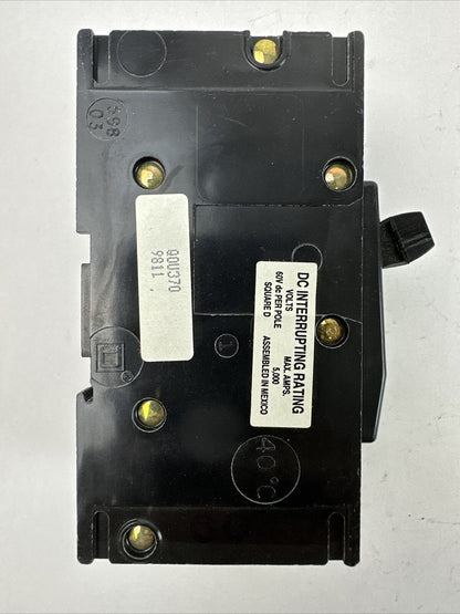 SQUARE D QOU370 CIRCUIT BREAKER 240VAC 50/60HZ 70AMP 3POLE