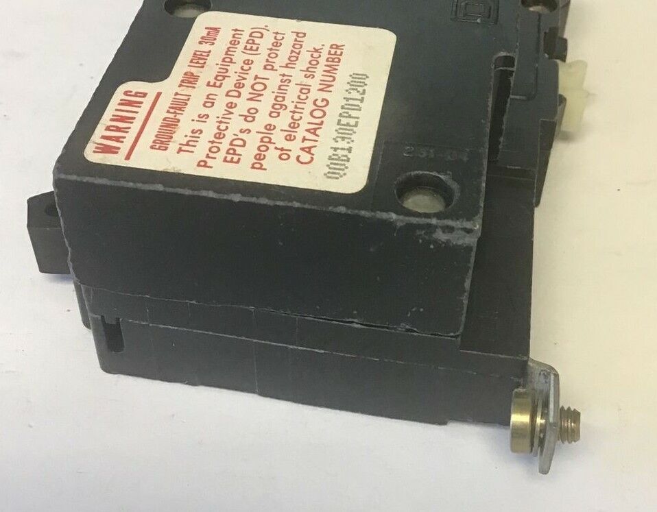 SQUARE D QOB130EPD1200 CIRCUIT BREAKER 30AMP 120VAC