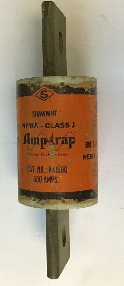 SHAWMUT A4J500 FUSE AMP-TRAP CLASS J 500A  600VAC