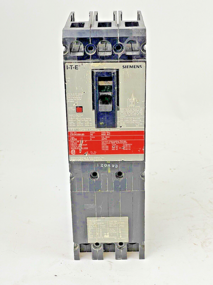 ITE - SIEMENS - CED63B030 - CIRCUIT BREAKER - 30 A, 600 VAC, 3 POLE, TYPE CED6