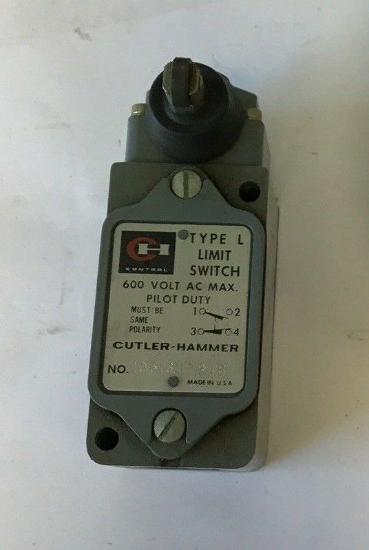 CUTLER HAMMER 10316H284B LIMIT SWITCH W/O LEVER 600VAC