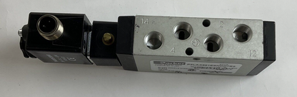PARKER P2LAX591ESNDD7B9 AIR CONTROL VALVE 22MM 24VDC W/SURGE SUPP.