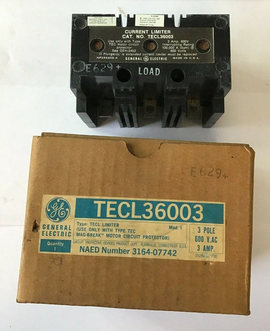 GENERAL ELECTRIC TECL36003 CURRENT LIMITER 3A 600V