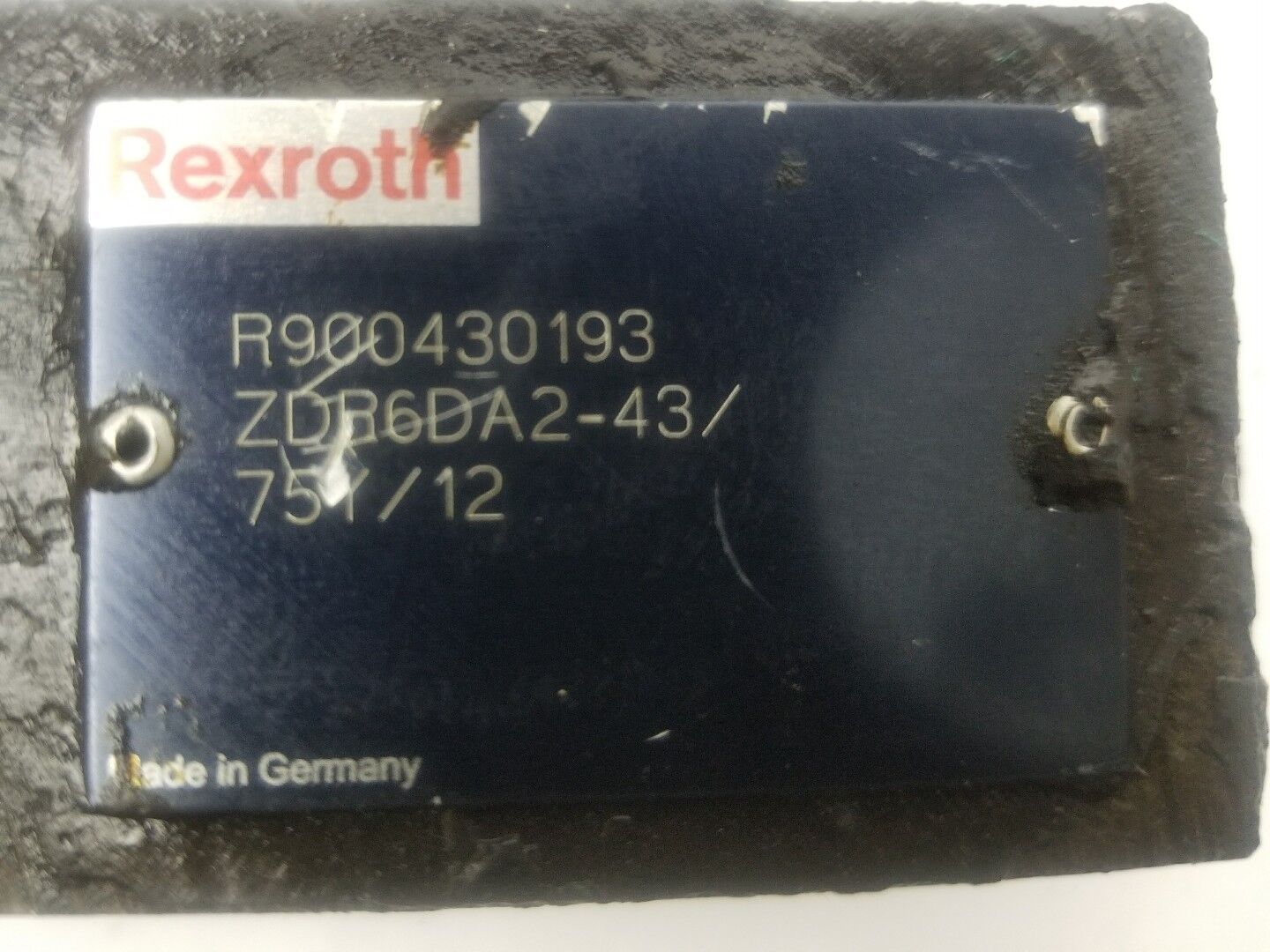 REXROTH VALVE R900430193  3916 ZDAR6DA2-43/75Y/12