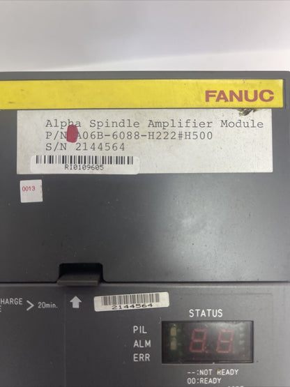 FANUC A06B-6088-H222#H500 SPINDLE AMPLIFIER MODULE