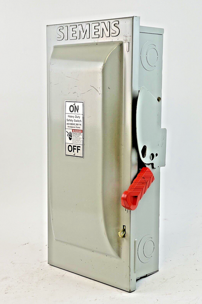SIEMENS - HNF363 - ENCLOSED SWITCH - 3 POLE, 100A, 600 VAC, 600 VDC