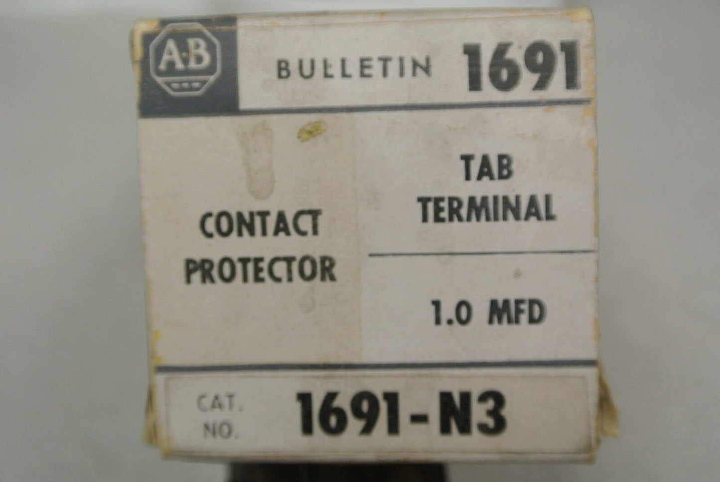 ALLEN-BRADLEY 1691-N3 CONTACT PROTECTOR / SURGE SUPPRESSOR 1.0 mfd / NEW SURPLUS