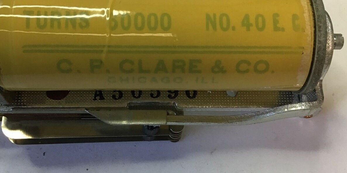 CLARE EL5858 RELAY RESISTANCE 12000 OHMS