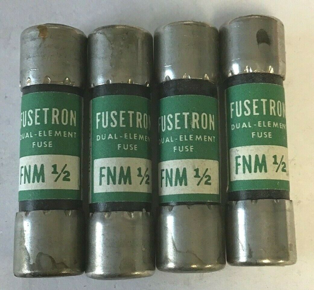 BUSSMANN FNM-1/2 MIDGET FUSE 1/2A / 250V ***LOTOF4***