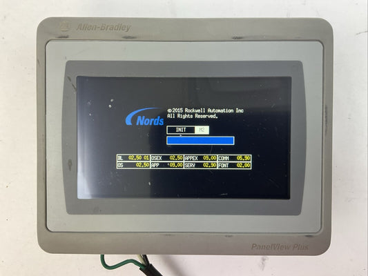ALLEN BRADLEY 2711P-T4W21D8S SER B PANELVIEW PLUS 7 24VDC
